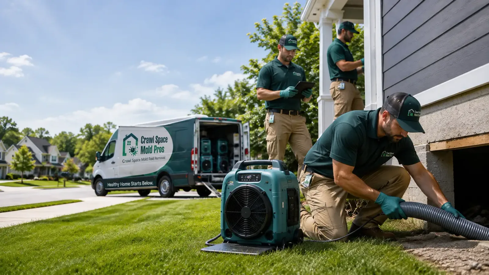 Crawl Space Mold Removal in Alplaus, NY